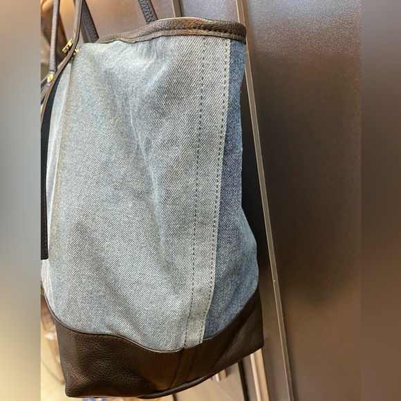 SEE BY CHLOE ANDY SHOPPER TOTE BAG DENIM/LEATHER - Picture 3 of 14